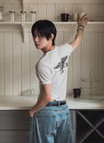 Eagle Waffle Muscle Short Sleeve T-shirt