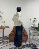 Haraine Waffle Crop Hoodie