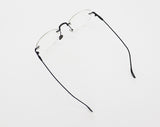 Dicking Round Rimless Metal Glasses