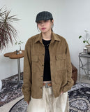 Modiel Suede Crop Shirt