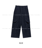 Koi cut brushed denim cargo pants