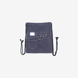 LINE denim string backpack