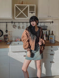 Mob Balloon suede jumper