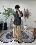 Freak pintuck nylon balloon pants