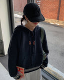Chomin Half Open Waffle Wool Hood Knit