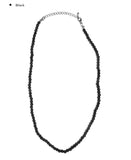 Zia Black Ball Choker Necklace