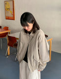 Minno Two Way Collar Cotton Jacket