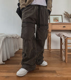 Dite Wide Cargo Denim Pants