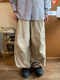 Rutu Pintuck Cotton Wide Pants
