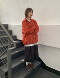 Sinmis Banding Incised Cotton Bermuda Pants