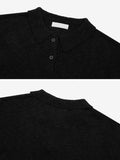 Simon Boucle Collar Short Sleeve Knit