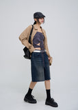 Claw cotton oversized fit checkered shirt