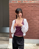Bucker Gauze Linen Hood Long Sleeve Shirt