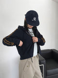 TRACK LINE HOOD ZIP-UP