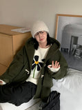 Ikind flower round knit