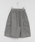 [unisex] Platney Cotton Cargo Bermuda Pants