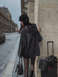 Eike printed balloon hoodie