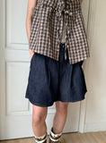 Cozy Nonfade Pintuck Back Banding Short Pants