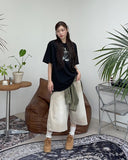 Pino Washed Banding Bermuda Pants