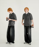 Twist Washed Short Sleeve Knit