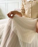 Hanyu sha pleated banding skirt