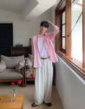 Corna Two Pintuck Wide Slacks
