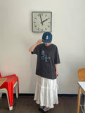 Dideli Printing Over Short Sleeve Tee
