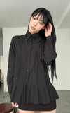 Pleat Flow Shirt