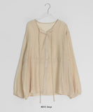 Noah See-through Summer Tie Blouse