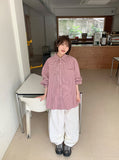 Sugder Side Color Matching Block Nylon Wide Pants