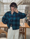 Flute Crop Check Shirt