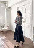 Laty Round Ribbon Cardigan