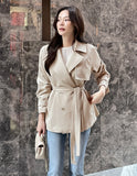 Core Half Trench Coat (Belt Set)