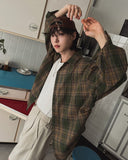 Oroff check overshirt