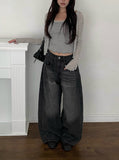 Hemmer Side Pintuck Wide Washing Pants