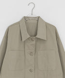 Tiol Cotton Collar Bomber Jacket