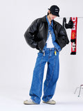 STITCH LINE DENIM PANTS