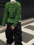 Mohair Heavy Stripe Knit