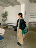 Fuyu Frill String Crop Wind Jumper