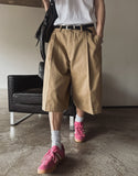 Mirdi Bermuda Pintuck Cotton Pants