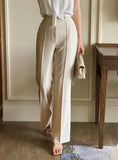 Calling High Waist Slim Bootcut Slacks