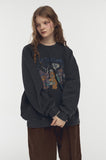 Delight Bear Raglan Pigment Sweatshirt