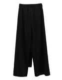 Madel Unbalanced Wrap Skirt Pants