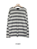 Rivet Stripe Knit Tee