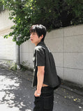 Washing Khaki Crop Shirt