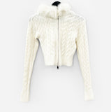 Olil Fur Crop Hoodie