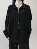 FORZEN CABLE KARA CARDIGAN