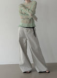 Torsion Smoke Shirring Sheer See-Through T-shirt