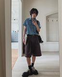 Rise roll up short sleeve shirt