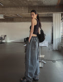 River Dirty Damage Balloon Denim Pants